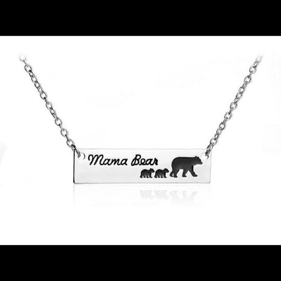 Mama Bear🐻 Necklace 1,2 & 3 Cubs -Multiple Colors - Picture 3 of 8